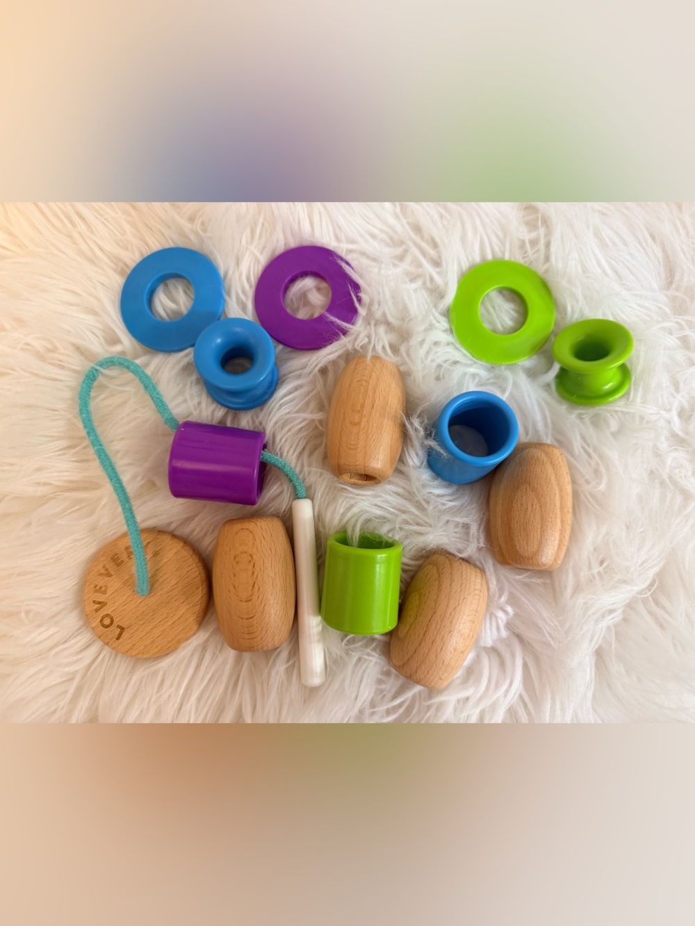 💫4/$25 • Lovevery Threadable Bead Kit